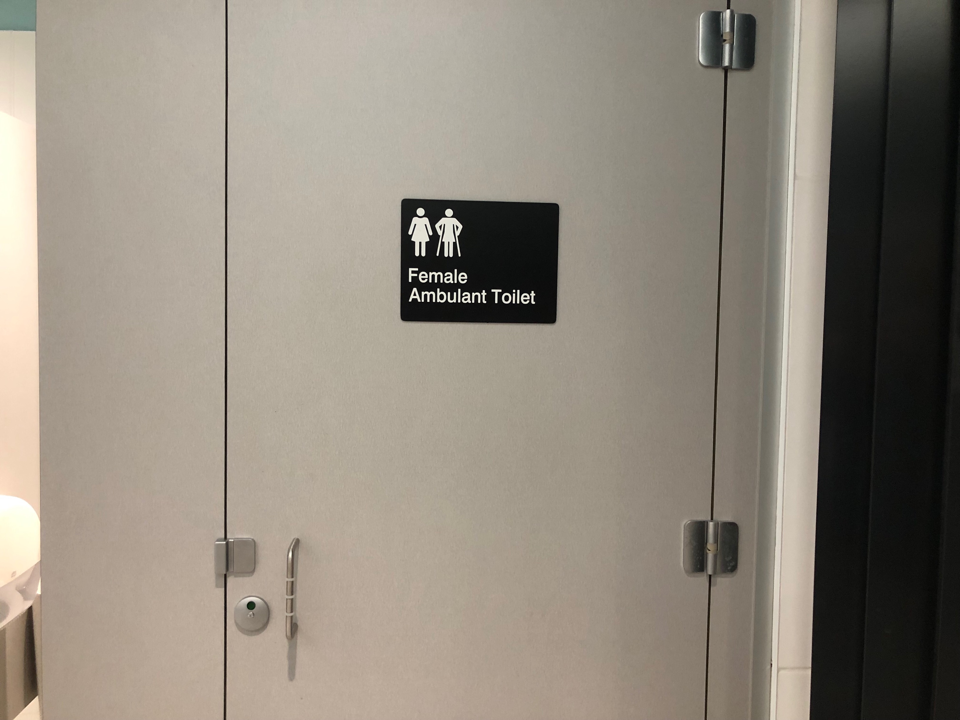 All gender change rooms feature an ambulant toilet and ambulant shower