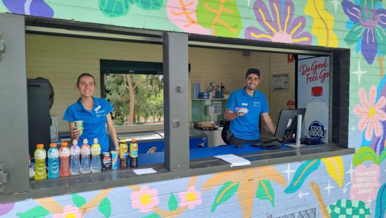 Kiosk at Queens Park Swimming Pool