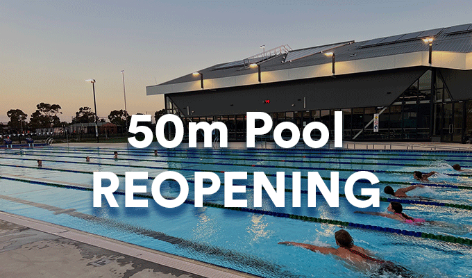 50m Outdoor Pool Reopening