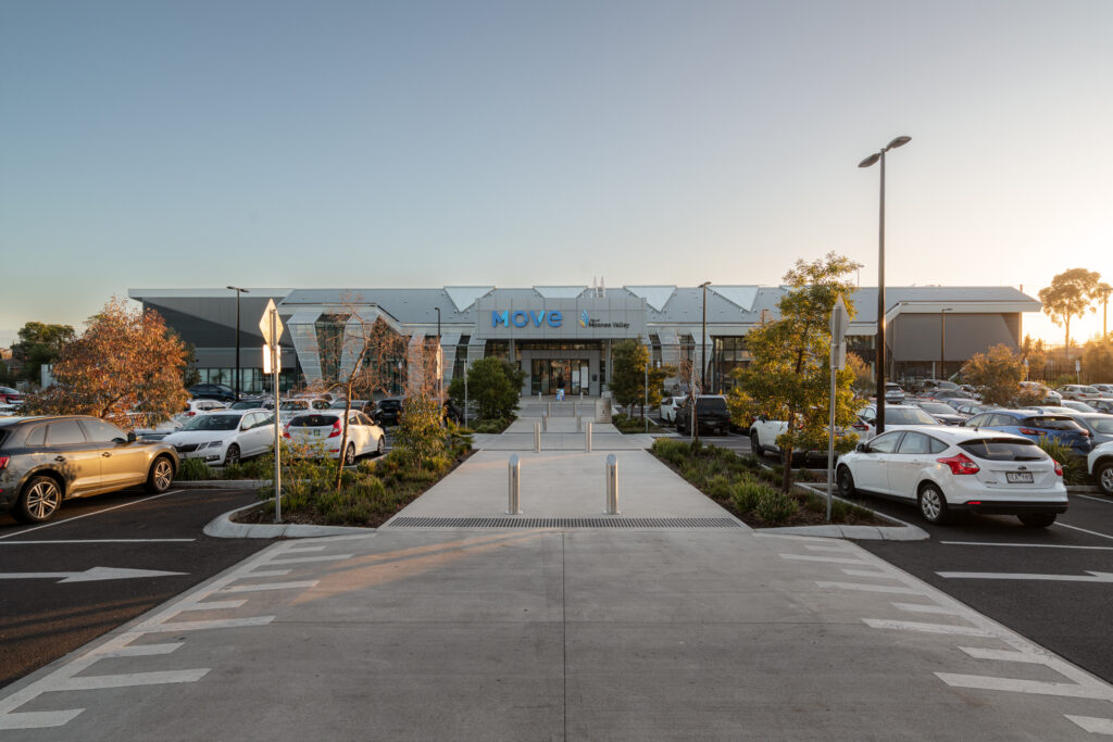 Main entrance of Keilor East Leisure Centre